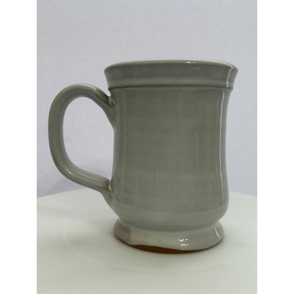 Marrs Mercantile Handmade Coffee Cup Mug Deneen Pottery Gray & Cream 2023 USA - Picture 3 of 7